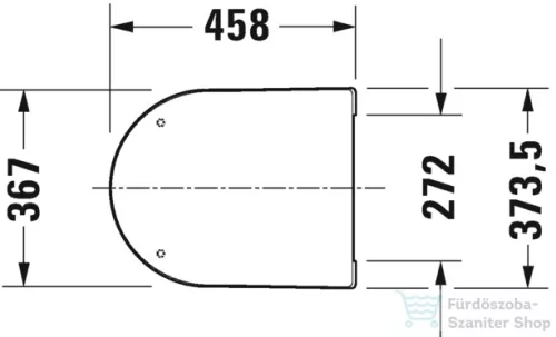 Duravit ME by Starck lassú záródású wc ülőke 0020090000 ( 002009 )