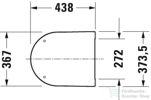 Duravit ME by Starck lassú záródású wc ülőke Compact wc-hez 0020190000 ( 002019 )