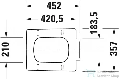 Duravit Viu lecsapódásgátlós wc ülőke 0021190000 ( 002119 )