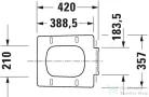 Duravit Viu lecsapódásgátlós wc ülőke 0021290000 ( 002129 )