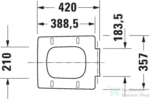 Duravit Viu lecsapódásgátlós wc ülőke 0021290000 ( 002129 )