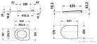 Duravit D-NEO levehető wc ülőke lecsapódásgátló mechanizmus nélkül, fehér 0021610000