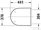 Duravit D-NEO levehető,lecsapódásgátlós wc ülőke, fehér 0021690000