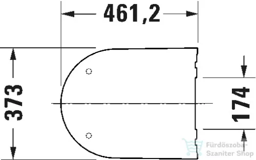 Duravit BENTO STARCK BOX lecsapódásgátlós wc ülőke, fényes fehér 0022490000