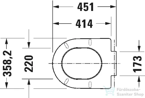 Duravit BENTO STARCK BOX lecsapódásgátlós wc ülőke, fényes fehér 0022490000