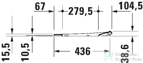 Duravit BENTO STARCK BOX lecsapódásgátlós wc ülőke, fényes fehér 0022490000