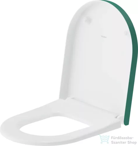Duravit VITRIUM lecsapódásgátlós wc ülőke, matt olajkék/fényes fehér 002269FA00