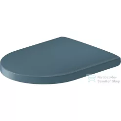   Duravit VITRIUM lecsapódásgátlós wc ülőke, matt bizánci kék/fényes fehér 002269FB00