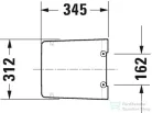 Duravit VIU lecsapódásgátlós vizelde tető 0026090000