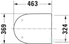 Duravit QATEGO lecsapódásgátlós wc ülőke, fényes fehér 0026890000