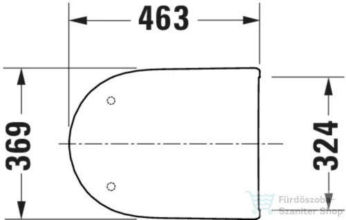 Duravit QATEGO lecsapódásgátlós wc ülőke, fényes fehér 0026890000