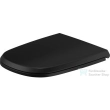   Duravit AURENA lecsapódásgátlós wc ülőke, matt fekete 0027291500