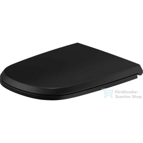 Duravit AURENA lecsapódásgátlós wc ülőke, matt fekete 0027291500