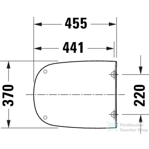 Duravit AURENA lecsapódásgátlós wc ülőke, matt fekete 0027291500