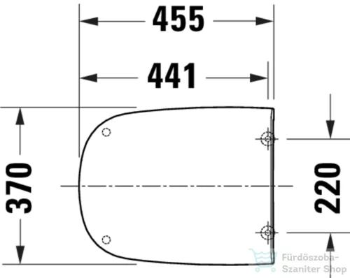 Duravit AURENA lecsapódásgátlós wc ülőke, matt fehér 0027293200