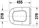 Duravit AURENA lecsapódásgátlós wc ülőke, matt fehér 0027293200