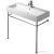 Duravit Vero fémállvány 100-as mosdóhoz 0030671000 ( 003067 )