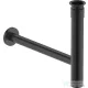 Duravit Accessories Design szifon, matt fekete 0050364600