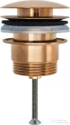 Duravit UNIVERSAL click-clack leeresztő túlfolyóval, szálcsiszolt bronz 0050520400