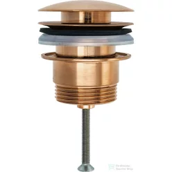   Duravit UNIVERSAL click-clack leeresztő túlfolyóval, szálcsiszolt bronz 0050520400