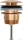 Duravit UNIVERSAL click-clack leeresztő túlfolyóval, szálcsiszolt bronz 0050520400