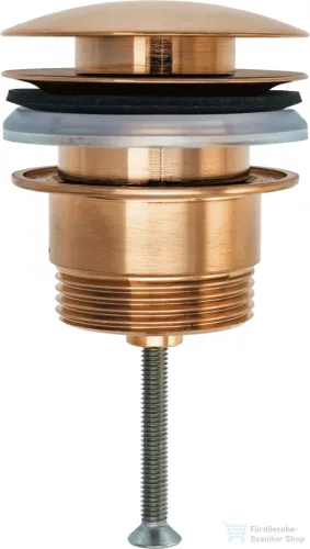 Duravit UNIVERSAL click-clack leeresztő túlfolyóval, szálcsiszolt bronz 0050520400