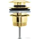 Duravit UNIVERSAL click-clack leeresztő túlfolyóval, fényes arany 0050523400