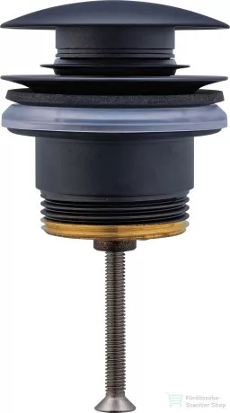 Duravit Accessories klik-klak leeresztő túlfolyós mosdóhoz,matt fekete 0050524600