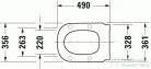Duravit D-Code lassú záródású wc ülőke mozgáskorlátozott wc-hez 0060390000 ( 006039 )