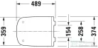 Duravit Durastyle Vital lecsapódásgátlós wc ülőke 0060590000 ( 006059 )
