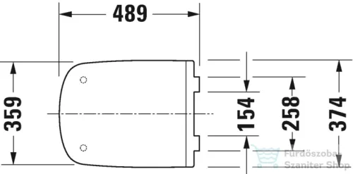 Duravit Durastyle Vital lecsapódásgátlós wc ülőke 0060590000 ( 006059 )