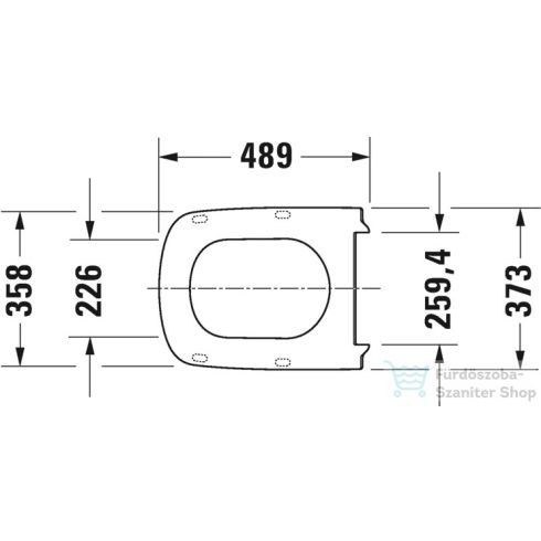 Duravit Durastyle Vital lecsapódásgátlós wc ülőke 0060590000 ( 006059 )