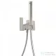 TRES Cuadro Exclusive Fali bidet csaptelep kézizuhannyal steel 00612301AC