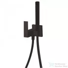 TRES Cuadro Exclusive Fali bidet csaptelep kézizuhannyal matt fekete 00612301NM