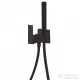 TRES Cuadro Exclusive Fali bidet csaptelep kézizuhannyal matt fekete 00612301NM