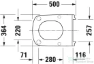 Duravit Durastyle Vital wc ülőke 0062310000 ( 006231 )
