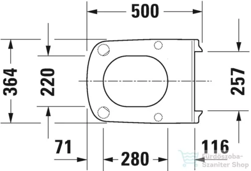 Duravit Durastyle Vital wc ülőke 0062310000 ( 006231 )