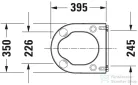Duravit Starck 3 Vital wc ülőke mozgáskorlátozottak részére 0062610000 ( 006261)