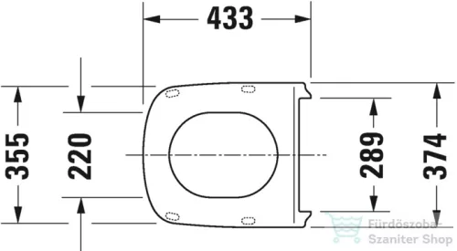 Duravit Durastyle lassú záródású wc ülőke 0063790000 ( 006379 )