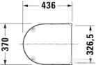 Duravit Starck 3 wc ülőke 0063810000 ( 006381 )
