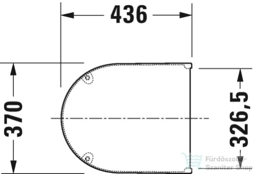 Duravit Starck 3 wc ülőke 0063810000 ( 006381 )