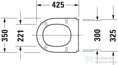 Duravit Starck 3 wc ülőke 0063810000 ( 006381 )