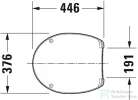 Duravit DURAPLUS wc ülőke 0064200000