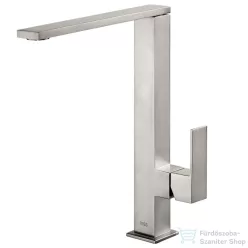   Tres CUADRO EXCLUSIVE magasított mosdó csaptelep, leeresztő nélkül, steel 00648501AC