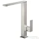 Tres CUADRO EXCLUSIVE magasított mosdó csaptelep, leeresztő nélkül, steel 00648501AC