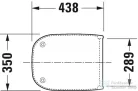 Duravit D-Code lassan záródó WC-ülőke 0067390000 ( 006739 )