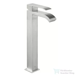   Tres CUADRO EXCLUSIVE magasított mosdó csaptelep, leeresztő nélkül, steel 00681001AC