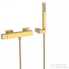 Tres CUADRO EXCLUSIVE zuhany csaptelep, zuhanyszettel, matt arany 00716703OM