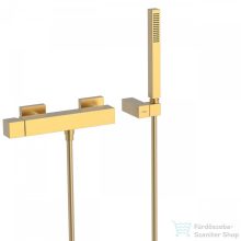   Tres CUADRO EXCLUSIVE zuhany csaptelep, zuhanyszettel, matt arany 00716703OM