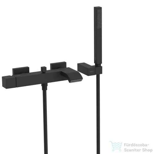 Tres CUADRO EXCLUSIVE kádtöltő csaptelep, matt fekete 0071700203NM